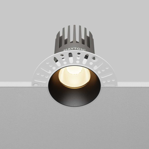 Встраиваемый светильник Maytoni Technical DL121-15W-3K-TRS-B