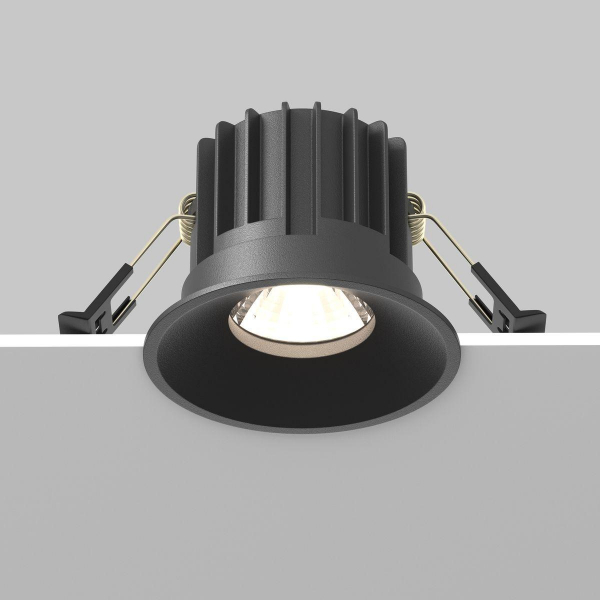 Встраиваемый светодиодный светильник Maytoni Technical Round DL058-12W-DTW-B Встраиваемый светодиодный светильник Maytoni Technical Round DL058-12W-DTW-B