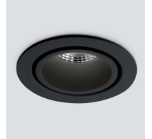 Встраиваемый светодиодный светильник Elektrostandard 15267/LED 7W 4200K черный/черный a055722