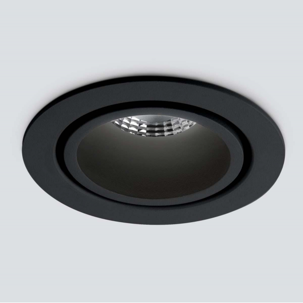 Встраиваемый светодиодный светильник Elektrostandard 15267/LED 7W 4200K черный/черный a055722 Встраиваемый светодиодный светильник Elektrostandard 15267/LED 7W 4200K черный/черный a055722