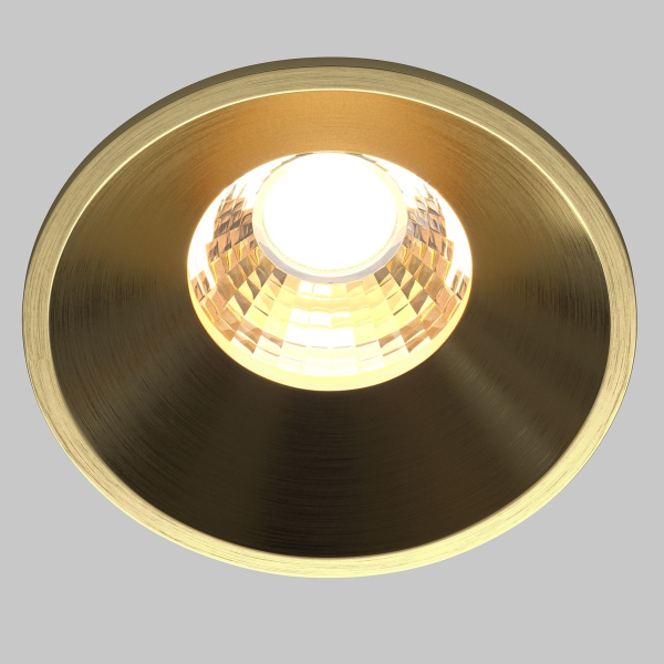Встраиваемый светодиодный светильник Maytoni Round DL058-7W3K-BS