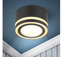 Светильник встраиваемый ЭРА DK113 BK под лампу GX53 черный Б0059788