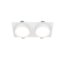 Встраиваемый светильник Maytoni Technical Hoop DL086-02-GX53-SQ-W