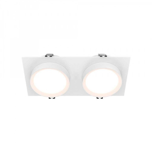 Встраиваемый светильник Maytoni Technical Hoop DL086-02-GX53-SQ-W