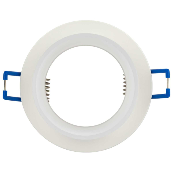 Светильник встраиваемый декоративный ЭРА DK106 WH под лампу MR16 GU5.3 белый Б0058426