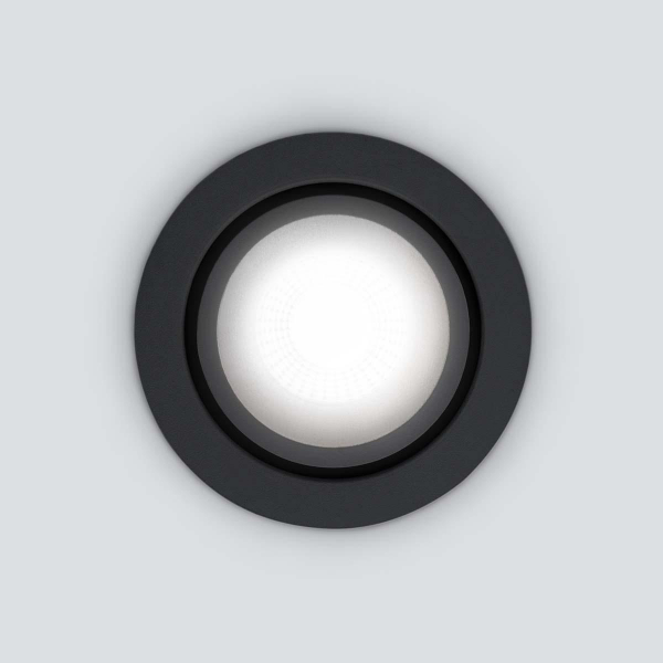 Встраиваемый светодиодный светильник Elektrostandard 15267/LED 7W 4200K черный/черный a055722 Встраиваемый светодиодный светильник Elektrostandard 15267/LED 7W 4200K черный/черный a055722