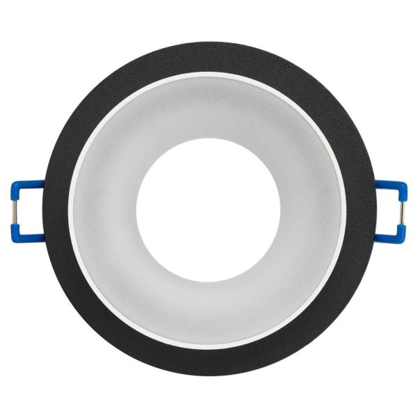 Светильник встраиваемый декоративный ЭРА DK95 BK под лампу MR16 GU5.3 черный Б0055591