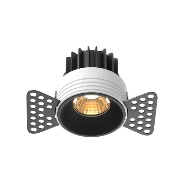 Встраиваемый светильник Maytoni Technical Downlight Round DL058-7W2.7K-TRS-B