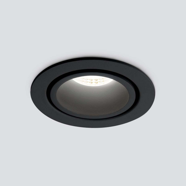 Встраиваемый светодиодный светильник Elektrostandard 15267/LED 7W 4200K черный/черный a055722 Встраиваемый светодиодный светильник Elektrostandard 15267/LED 7W 4200K черный/черный a055722
