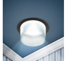 Светильник встраиваемый декоративный ЭРА DK106 BK под лампу MR16 GU5.3 черный Б0058428