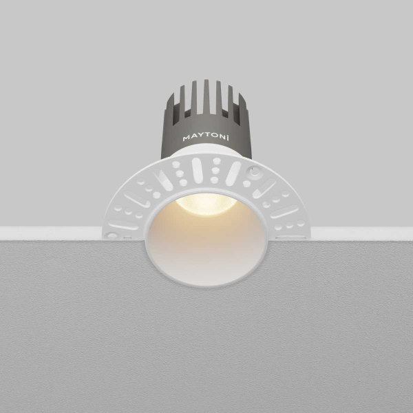 Встраиваемый светильник Maytoni Technical Downlight Dip DL120-10W-3K-TRS-W