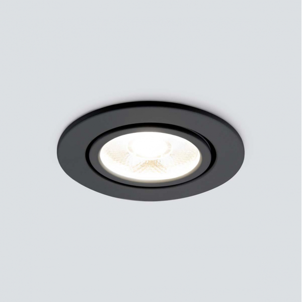 Встраиваемый светодиодный светильник Elektrostandard 15272/LED черный a056031 Встраиваемый светодиодный светильник Elektrostandard 15272/LED черный a056031