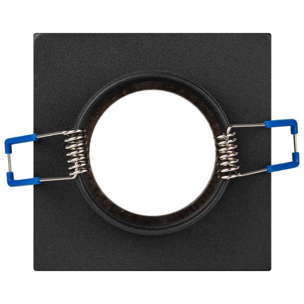 Светильник встраиваемый декоративный ЭРА DK110 BK/GR под лампу MR16 GU5.3 черный/серый Б0058424