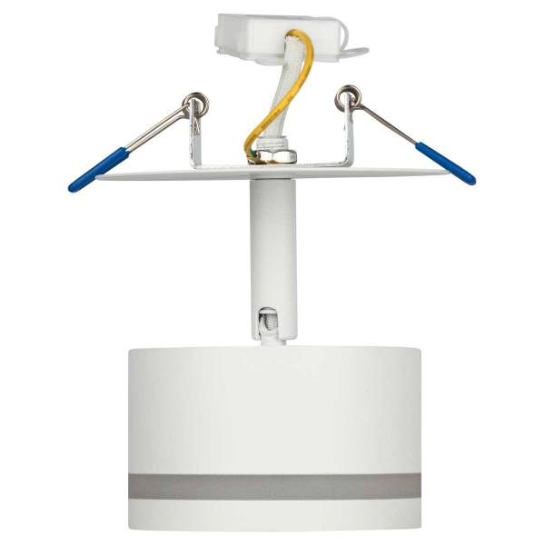 Светильник встраиваемый ЭРА DK114 WH под лампу GX53 поворотный белый Б0059789