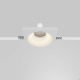 Встраиваемый светильник Maytoni Technical Downlight Gyps Modern DL129-GU10-01-W