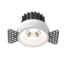 Встраиваемый светодиодный светильник Maytoni Round DL058-12W4K-TRS-W