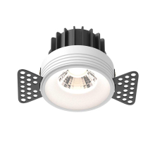 Встраиваемый светодиодный светильник Maytoni Round DL058-12W4K-TRS-W