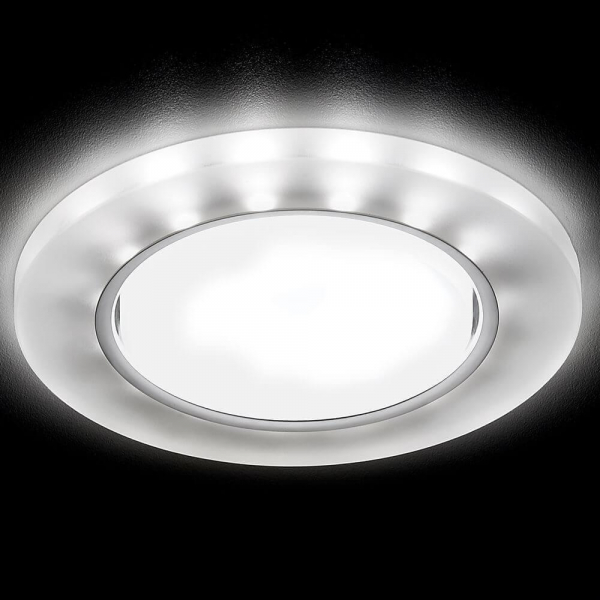 Встраиваемый светодиодный светильник Ambrella light GX53 LED G214 CH/WH Встраиваемый светодиодный светильник Ambrella light GX53 LED G214 CH/WH