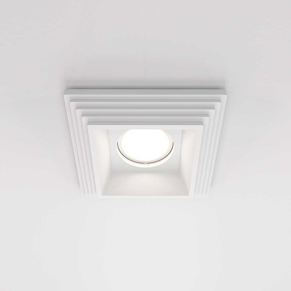 Встраиваемый светильник Maytoni Gyps DL005-1-01-W