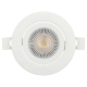 Светильник светодиодный встраиваемый ЭРА KL LED 25A-5 3K WH 5Вт 3000К круглый поворотный белый Б0068128