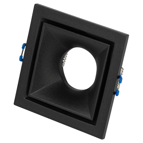 Светильник встраиваемый алюминиевый ЭРА KL101 BK под лампу MR16 GU5.3 черный Б0055587