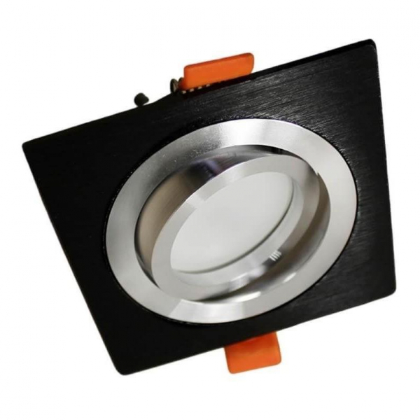 Встраиваемый светильник Lumina Deco Luka LDC 8062-L90 BK+SL Встраиваемый светильник Lumina Deco Luka LDC 8062-L90 BK+SL