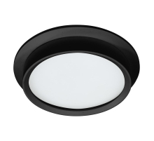 Светильник встраиваемый Feron DL704 потолочный GX70 черный круг IP44 51106