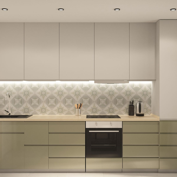 Встраиваемый светильник Denkirs DK3012-BK