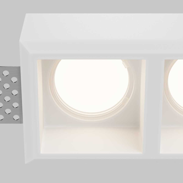 Встраиваемый светильник Maytoni Technical Downlight Gyps Modern DL131-GU10-02-W