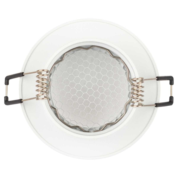 Светильник встраиваемый алюминиевый ЭРА KL109 WH под лампу MR16 GU5.3 белый матовый Б0061823