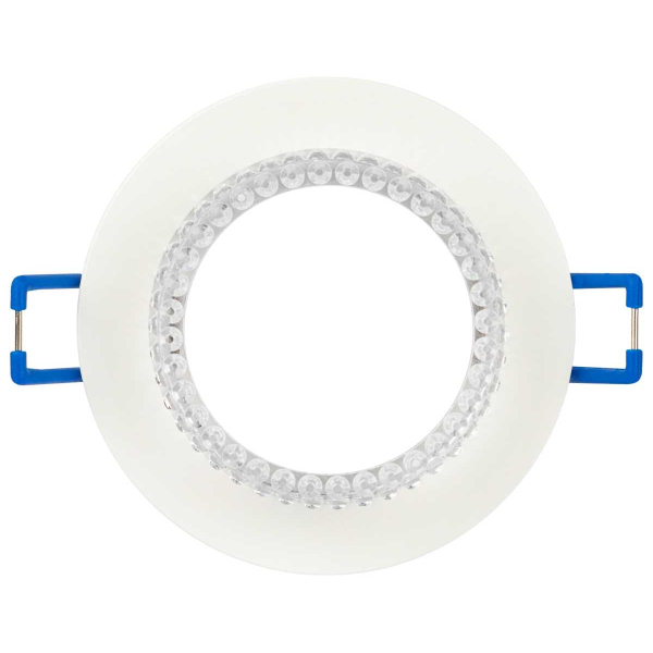 Встраиваемый светильник декоративный ЭРА DK109 WH/CL MR16 GU5.3 белый прозрачный Б0058406