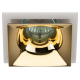 Светильник встраиваемый декоративный ЭРА KL102 WH/GD под лампу MR16 GU5.3 белый/золото Б0056352