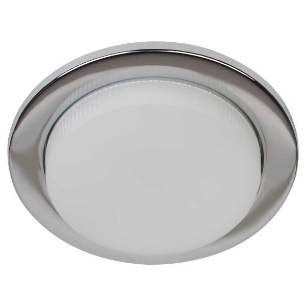 Светильник встраиваемый ЭРА KL70 CH-10 под лампу GX53 хром набор 10 шт Б0057478