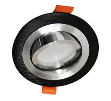 Встраиваемый светильник Lumina Deco Duka LDC 8062-D90 BK+SL