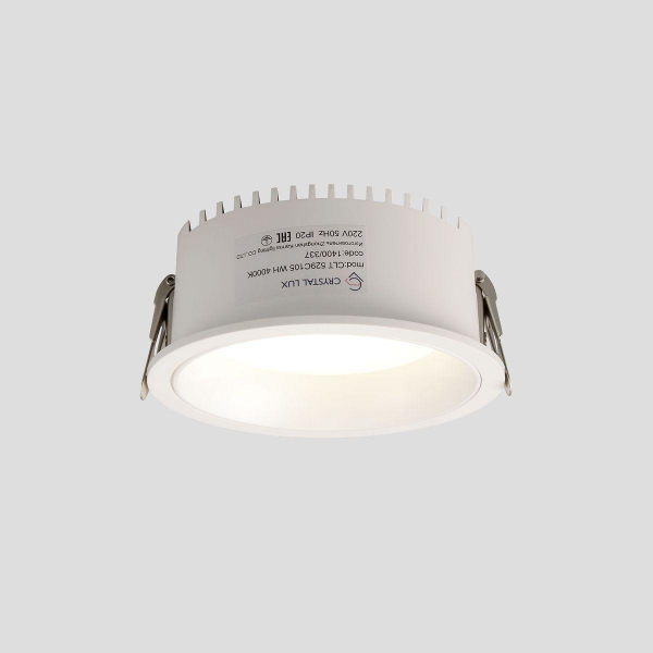 Встраиваемый светодиодный светильник Crystal Lux CLT 529C105 WH 4000K Встраиваемый светодиодный светильник Crystal Lux CLT 529C105 WH 4000K