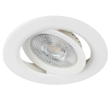 Светильник светодиодный встраиваемый ЭРА KL LED 25A-5 3K WH SET 10 5Вт 3000К круглый поворотный белый набор 10 шт Б0070936