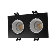 Встраиваемый светильник Denkirs DK3072-BK+WH