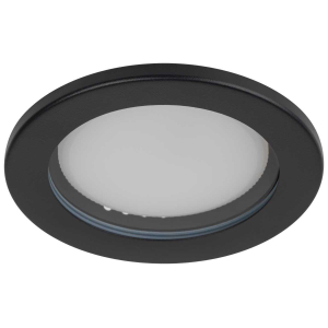 Встраиваемый светильник влагозащищенный ЭРА KL95 SBK SET 5 под лампу GX53 IP44 черный набор 5 шт Б0070921