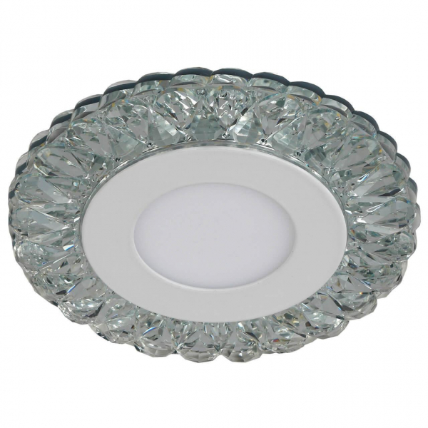Встраиваемый светильник ЭРА с подсветкой DK LED 16 SL/WH Б0036497 Встраиваемый светильник ЭРА с подсветкой DK LED 16 SL/WH Б0036497