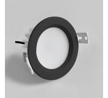 Встраиваемый светодиодный светильник Italline IT08-8018 black 4000K