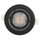 Светильник светодиодный встраиваемый ЭРА KL LED 25A-5 3K BK 5Вт 3000К круглый поворотный черный Б0068164