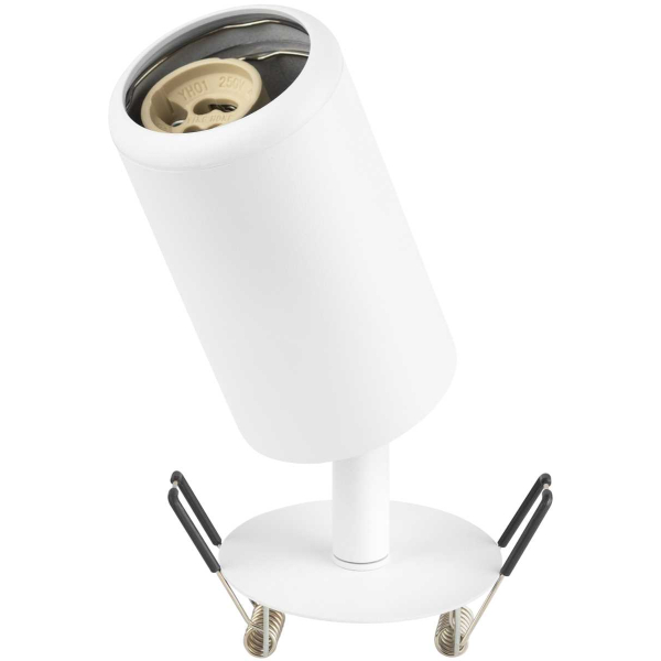 Светильник встраиваемый алюминиевый ЭРА KL106 WH под лампу MR16 GU10 белый матовый Б0061540