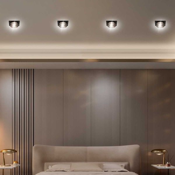 Светильник встраиваемый декоративный ЭРА DK110 BK/GR под лампу MR16 GU5.3 черный/серый Б0058424