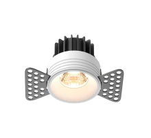 Встраиваемый светодиодный светильник Maytoni Round DL058-7W3K-TRS-W