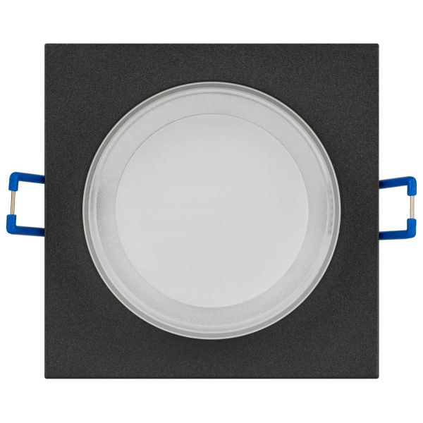 Светильник встраиваемый декоративный ЭРА DK108 BK под лампу MR16 GU5.3 черный Б0058399