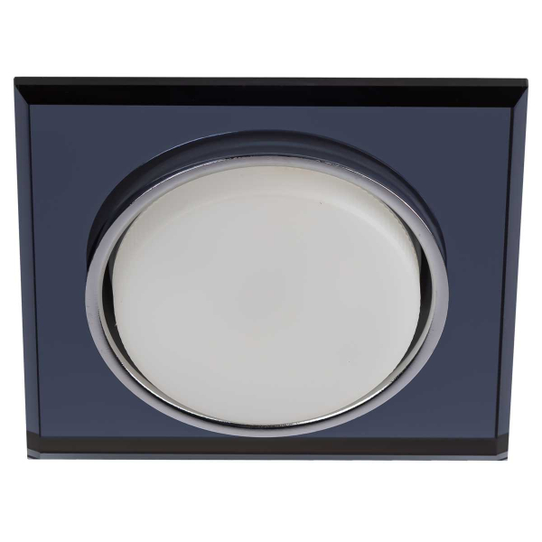 Светильник встраиваемый cо светодиодной подсветкой ЭРА DK LD50 BK под лампу GX53 черный Б0057473