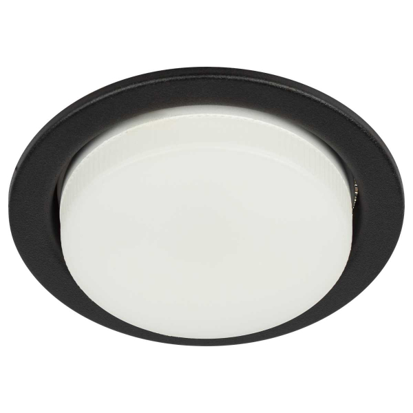 Светильник встраиваемый ЭРА KL70 SBK под лампу GX53 черный Б0057476