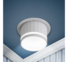 Светильник встраиваемый декоративный ЭРА DK111 WH под лампу MR16 GU5.3 белый Б0058430