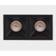 Встраиваемый светильник Italline IT06-6020 black 4000K - 2 шт. + IT06-6022 black