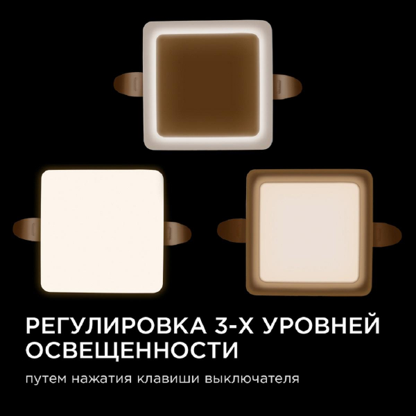 Встраиваемая светодиодная панель Apeyron 06-112 Встраиваемая светодиодная панель Apeyron 06-112